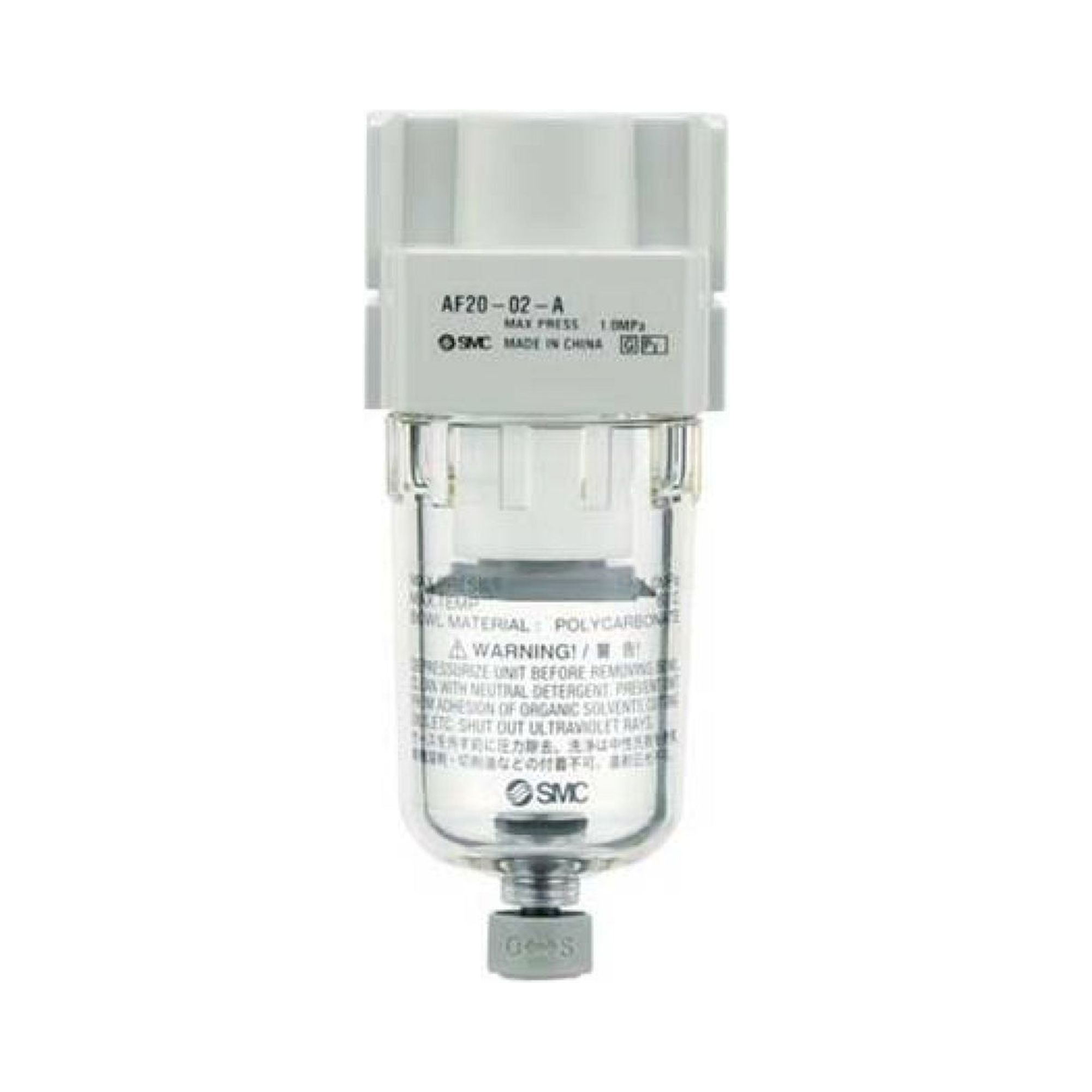 SMC AF20-F01-J-A. AF10-60-A, Wartungsgeräte (neue FRL) in Modulbauweise, Luftfilter