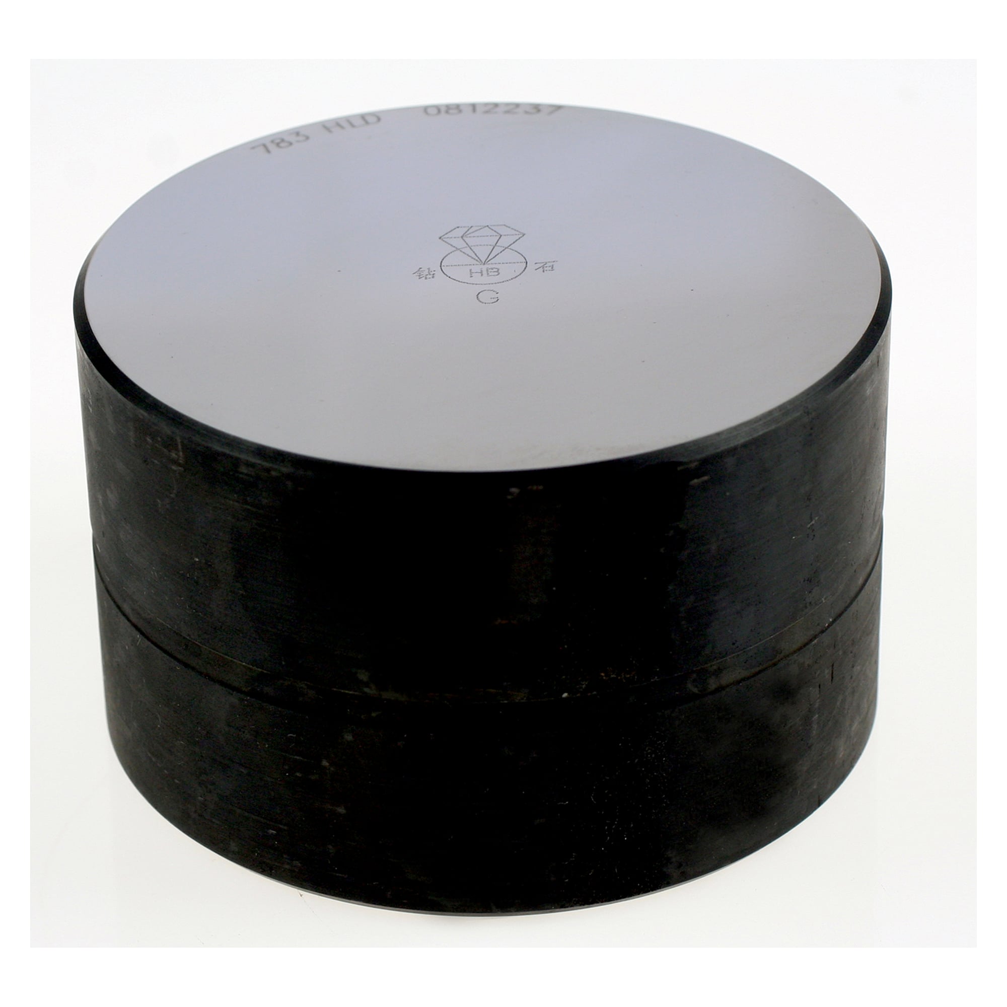 Prüfblock Typ D/DC, Genauigkeit ≥ 4 HL, Ø 90 mm (± 1 mm), Nettogewicht ca. 2,7 kg, Härtebereich 790 ± 40 HL - KERN AHMO D02