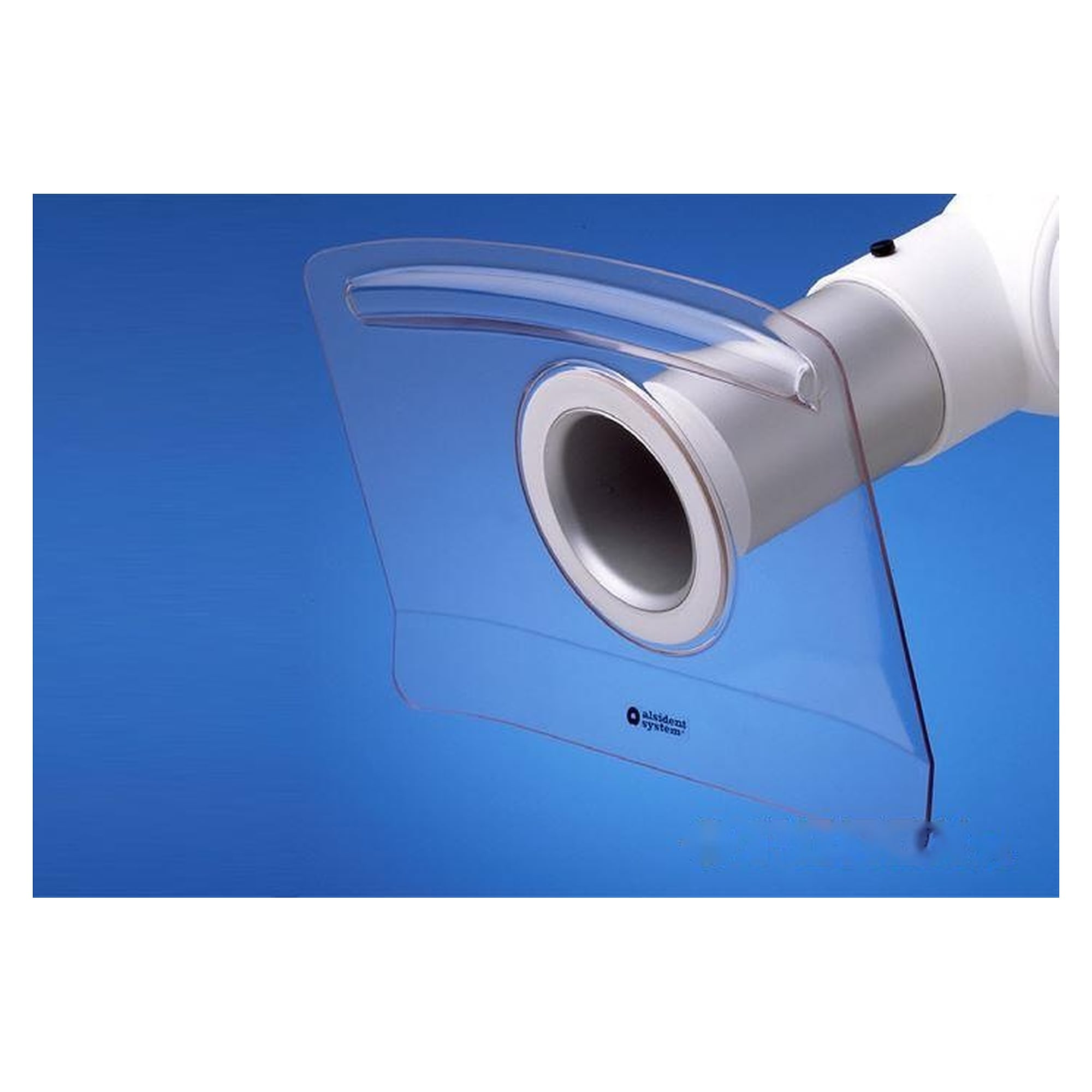 Flat hood DN100, 420 x 280 mm, clear PETG - Alsident 1-1004228-5