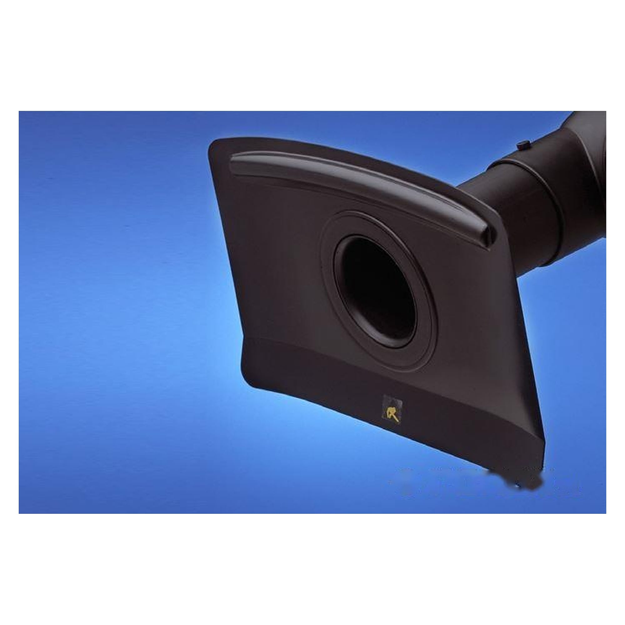 ESD flat hood DN100, 420 x 280 mm, conductive PP, black - Alsident 1-1004228-6