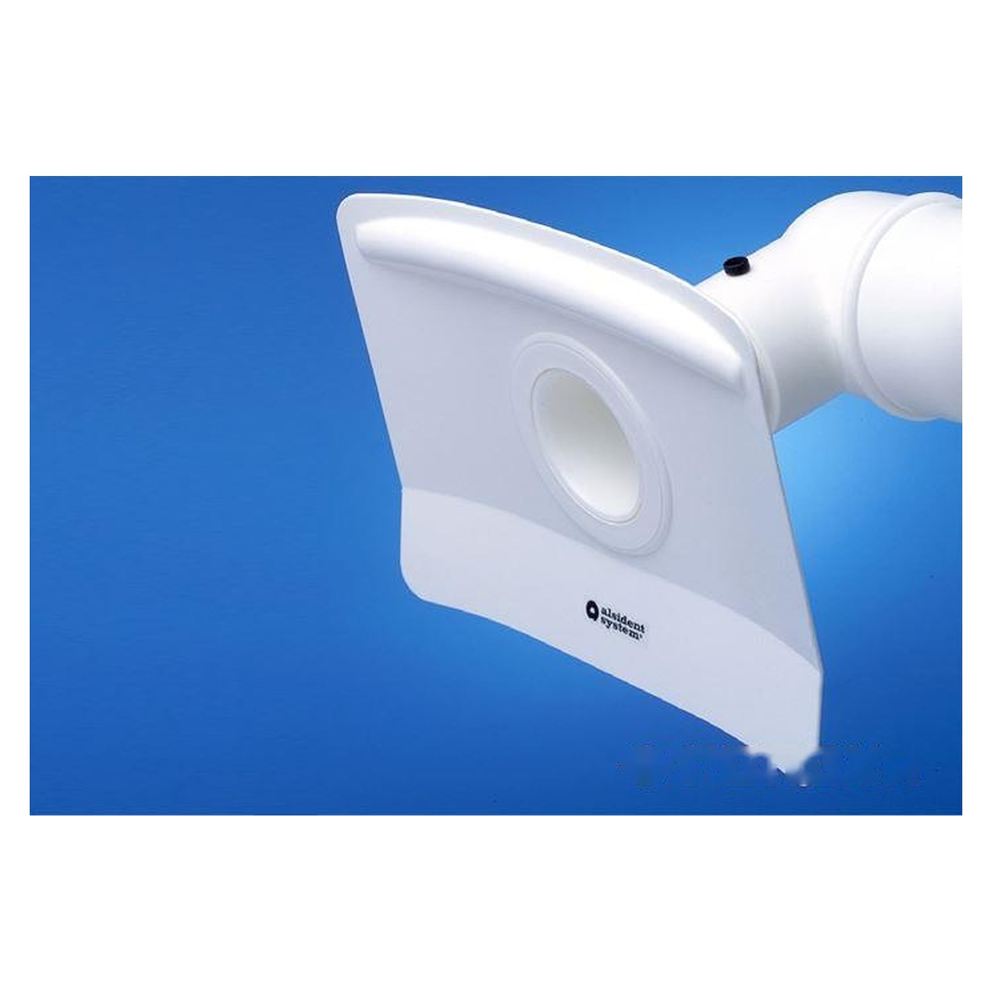 Flat hood DN75, rectangular, 330 x 240 mm, polypropylene, chemical resistant - Alsident 1-753324-7