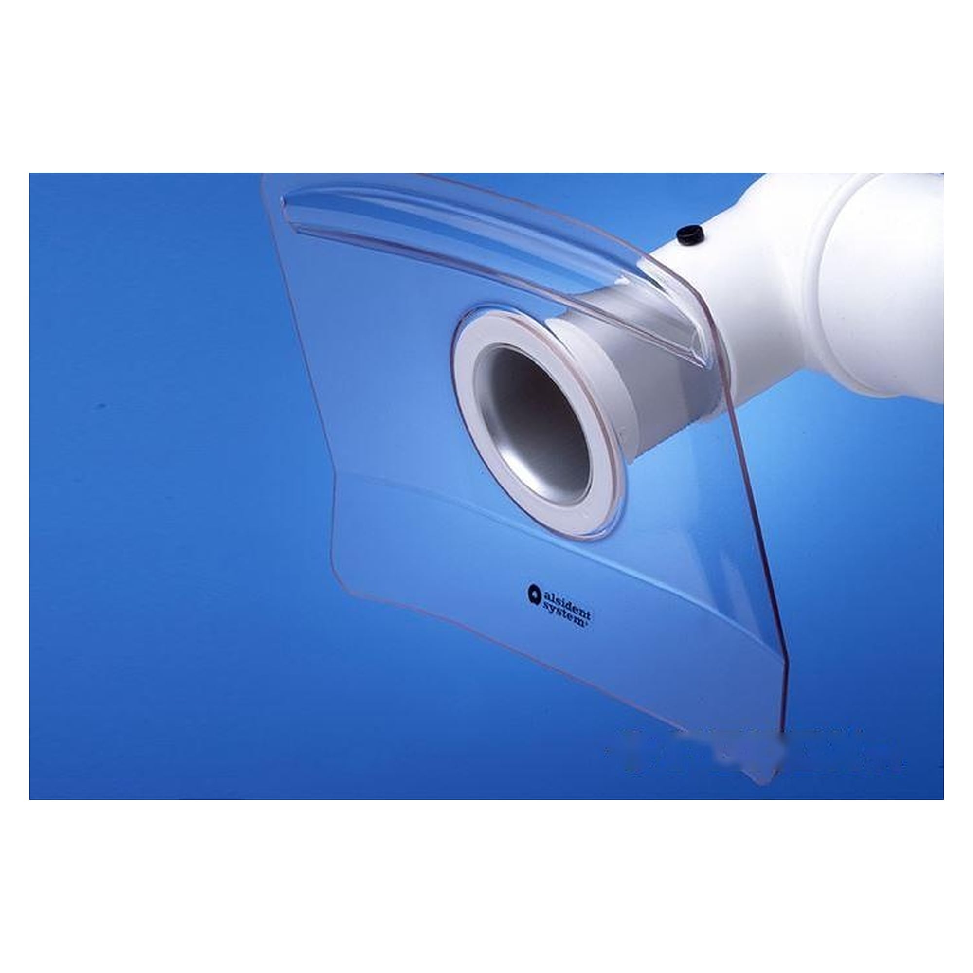Flat hood DN75, rectangular, 330 x 240 mm, transparent PETG - Alsident 1-753324