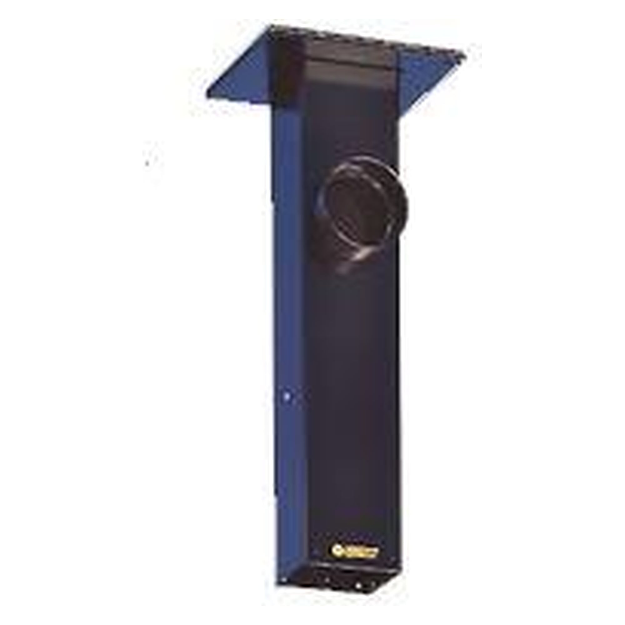 Boîtier de socle DN50/63/75, 250 mm, raccord latéral Ø80 mm, noir, montage au plafond - Alsident 2-250-050-80