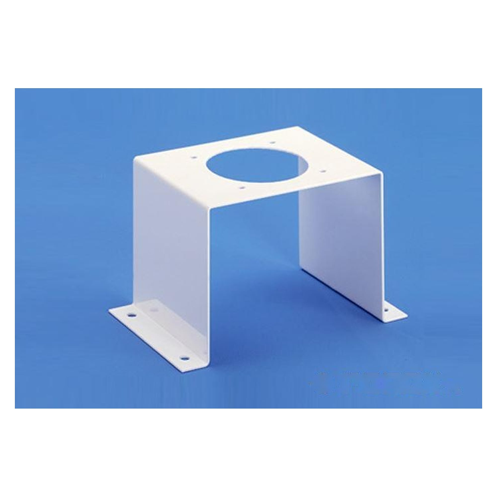 U-profile DN100 with white flange, bench mounting - Alsident 30-100-5-5