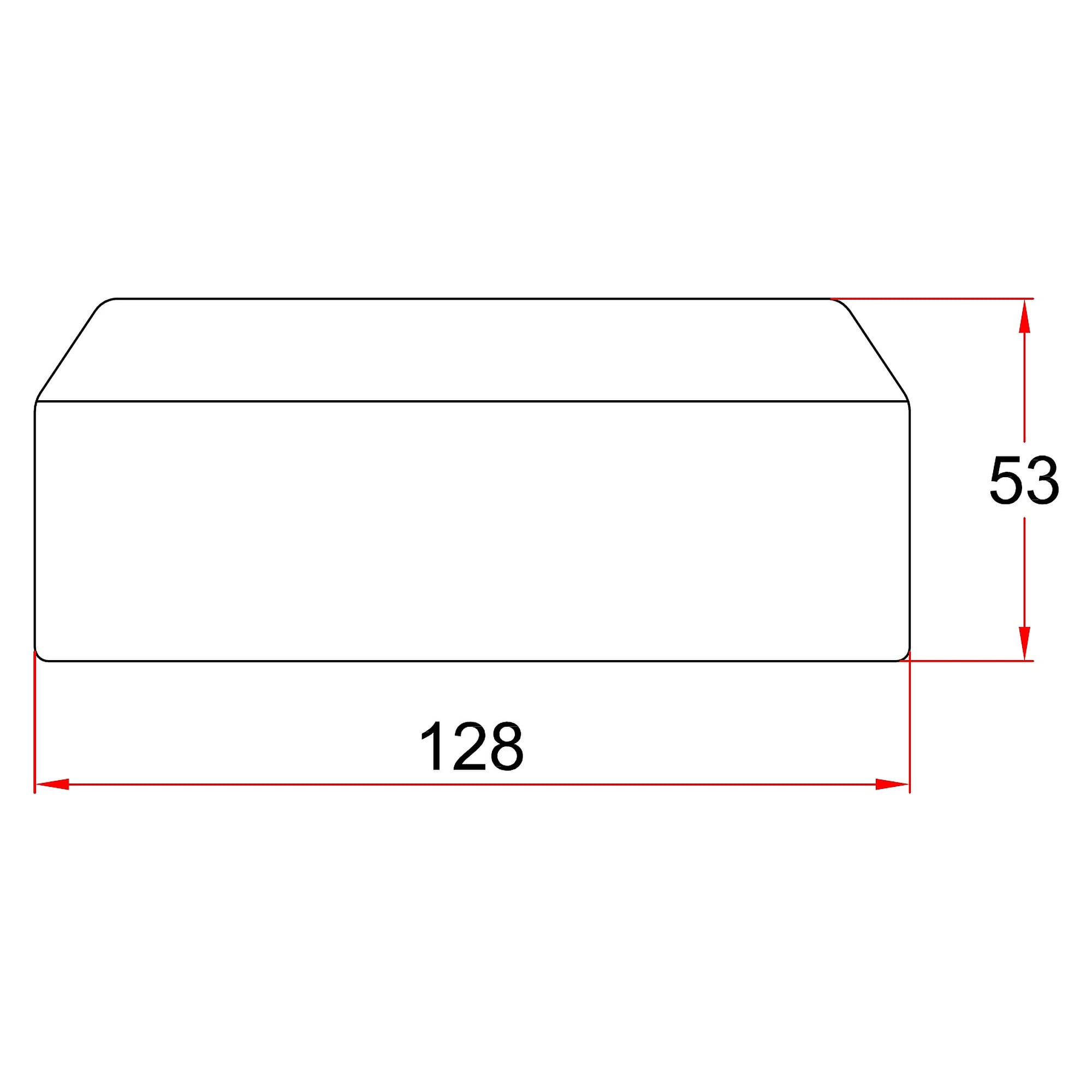 Reducer Ø 125 to Ø 100 mm, white, PP, for System 100 - Alsident 4-100125