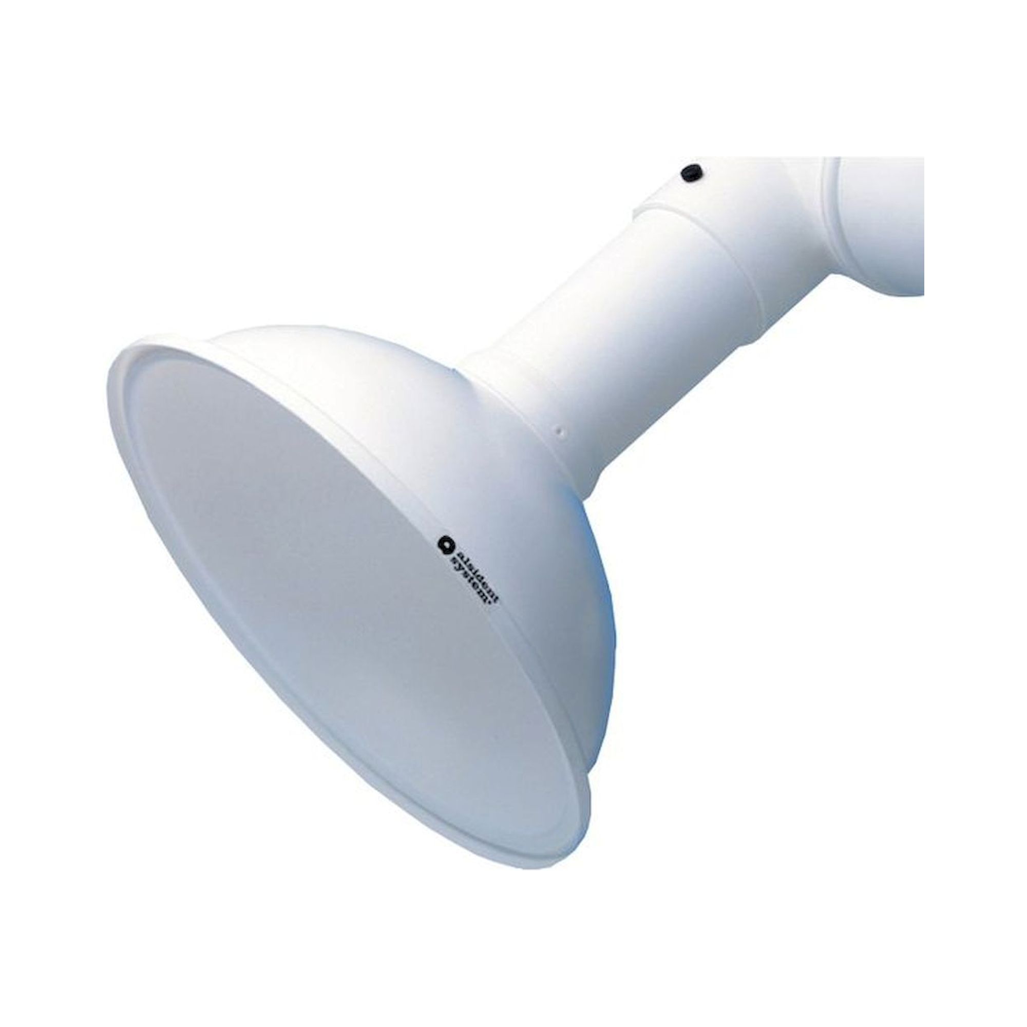 Alsident 1-10035-5. Ro with hood DN100, d.385 mm, white
