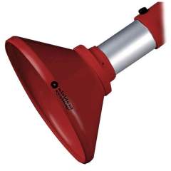 Alsident 1-5024-4. Ro with hood DN50, d.200 mm, red