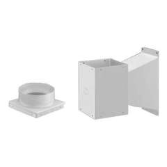 Alsident 2-100-203. Wall bracket for DN100, white