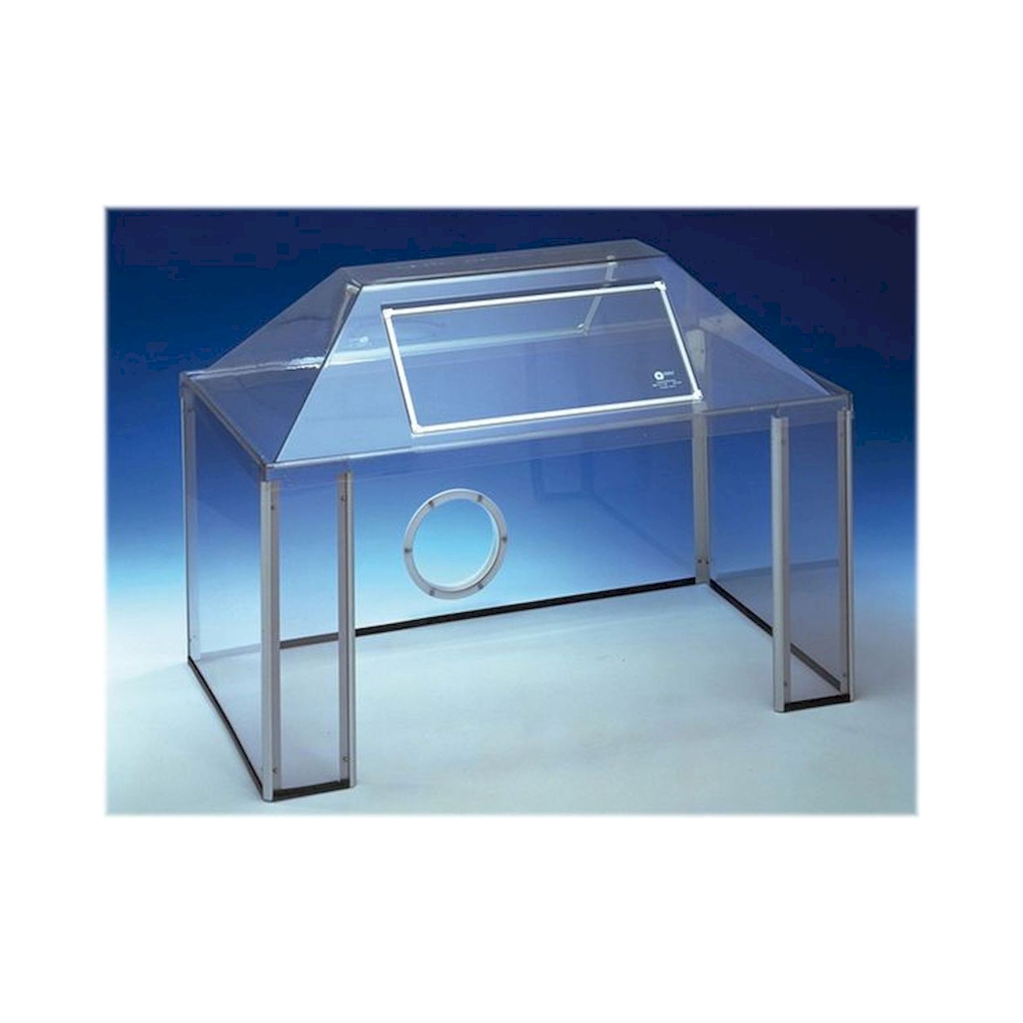Alsident 25-106075-F-5. Absaugkabinett 850 m³/h, 1000x600x960 mm, weiß, mit Flansch