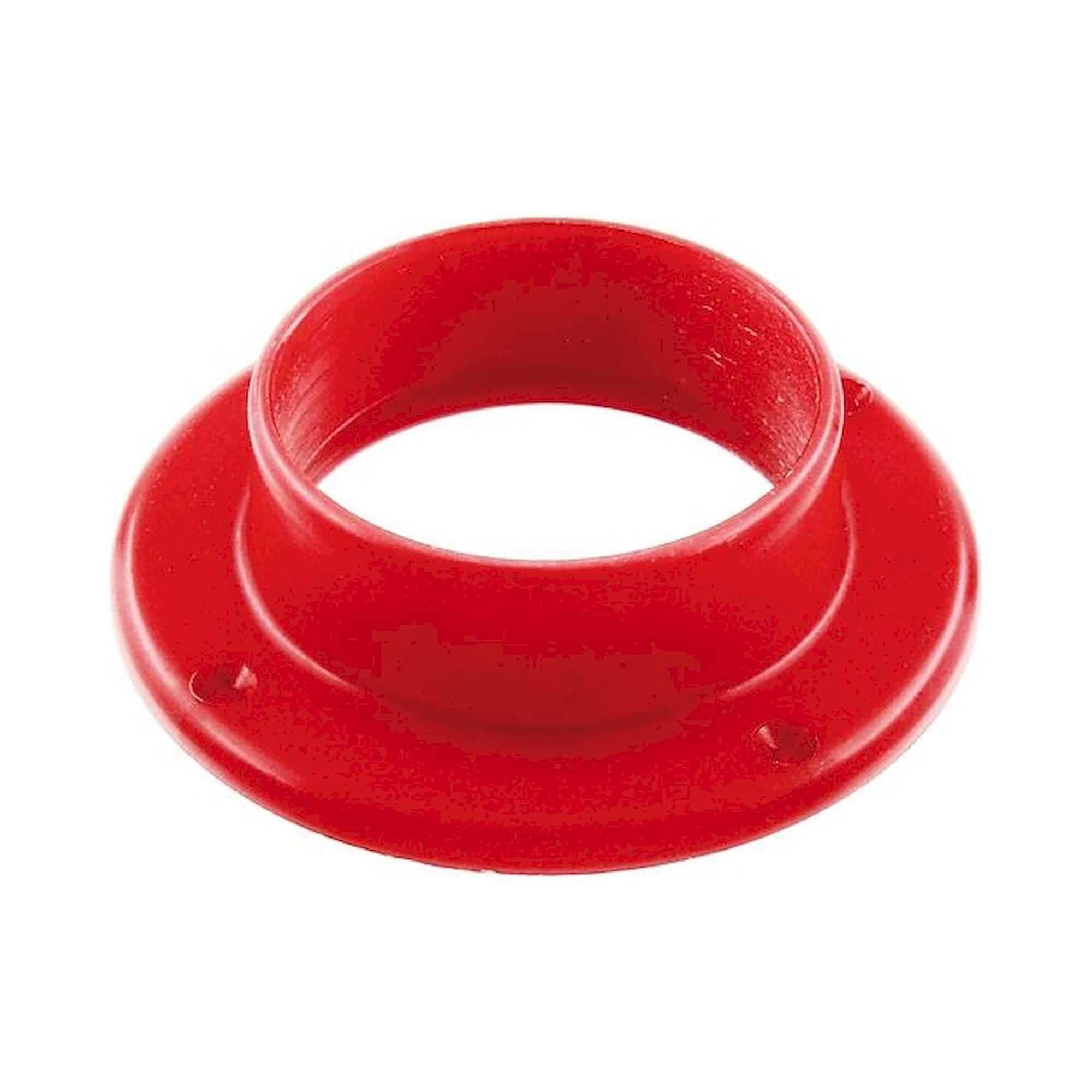Alsident 4-75-13-4. Flonge, 75 mm for extraction cabinet, red