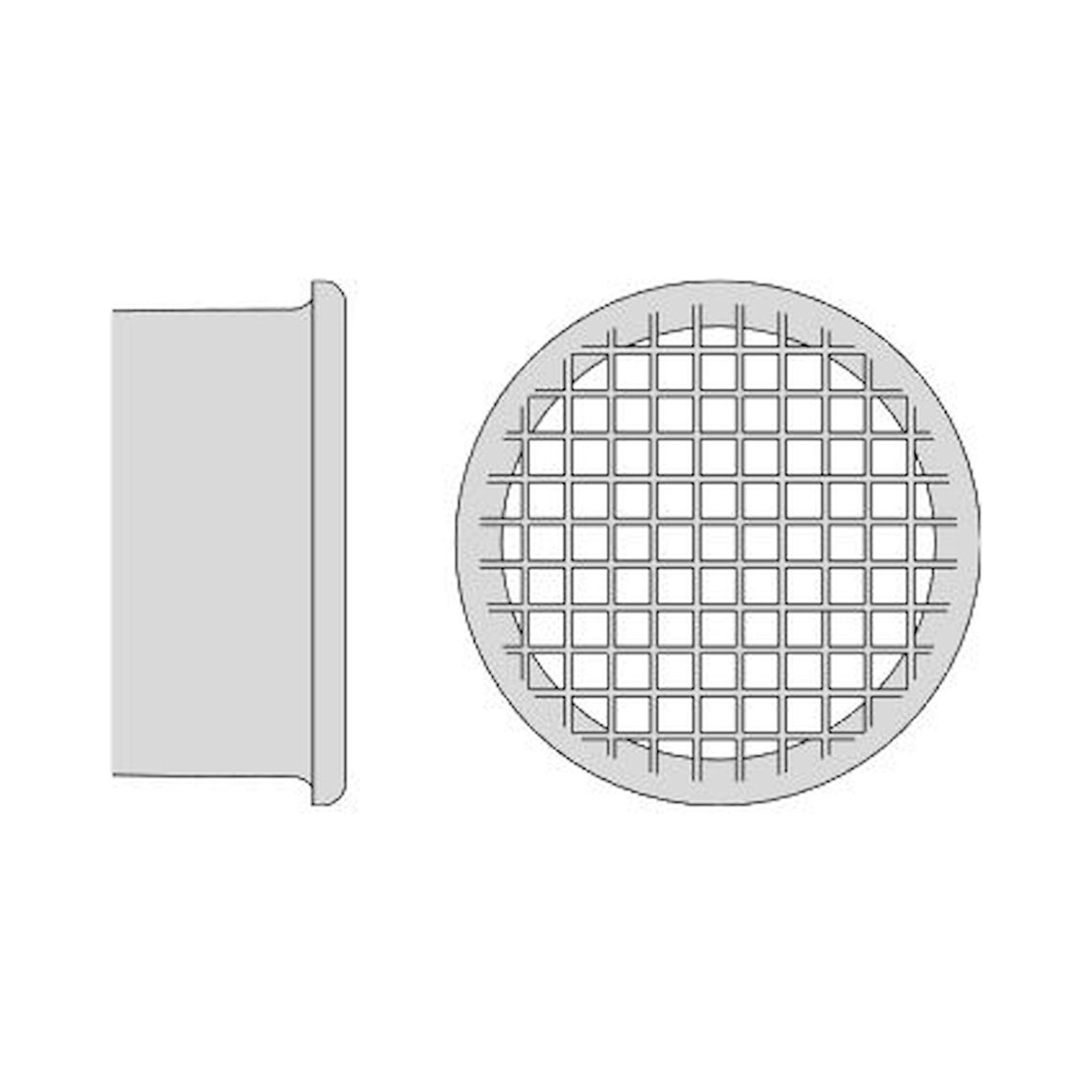 Alsident 5-18. Schutzgitter System 100, weiß