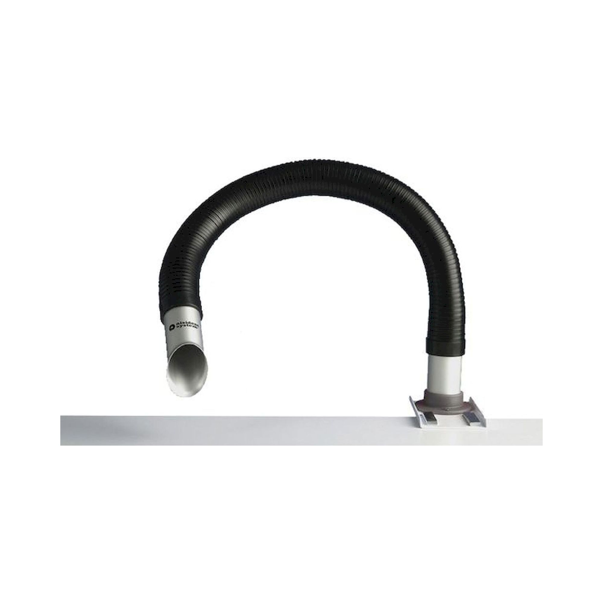 Alsident 50-1-23-6. ESD extraction arm System 50 Flex 600 mm, black - table mounting
