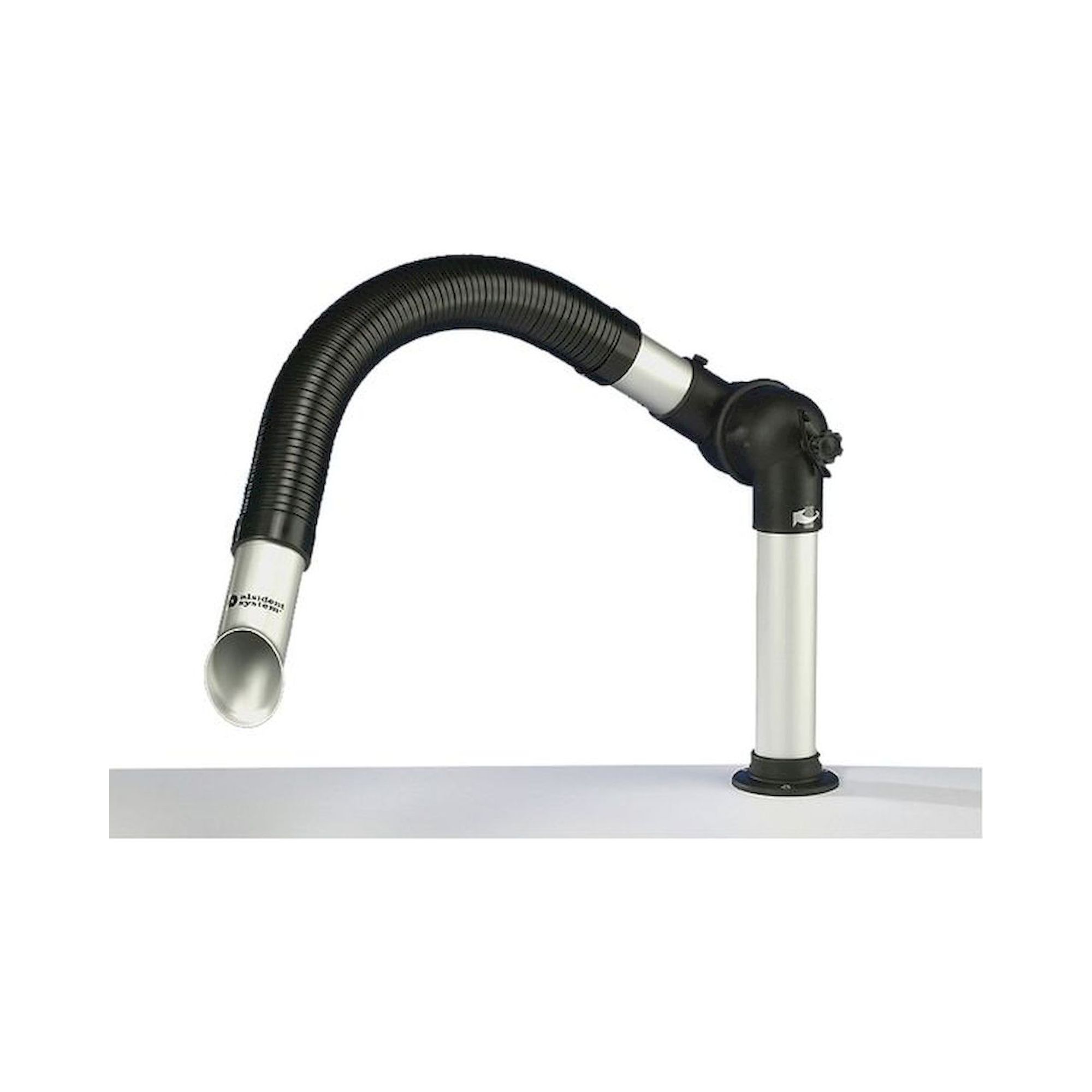 Alsident 50-21-1-23-050. Extraction arm System 50 Flex 700 mm, black - table mounting
