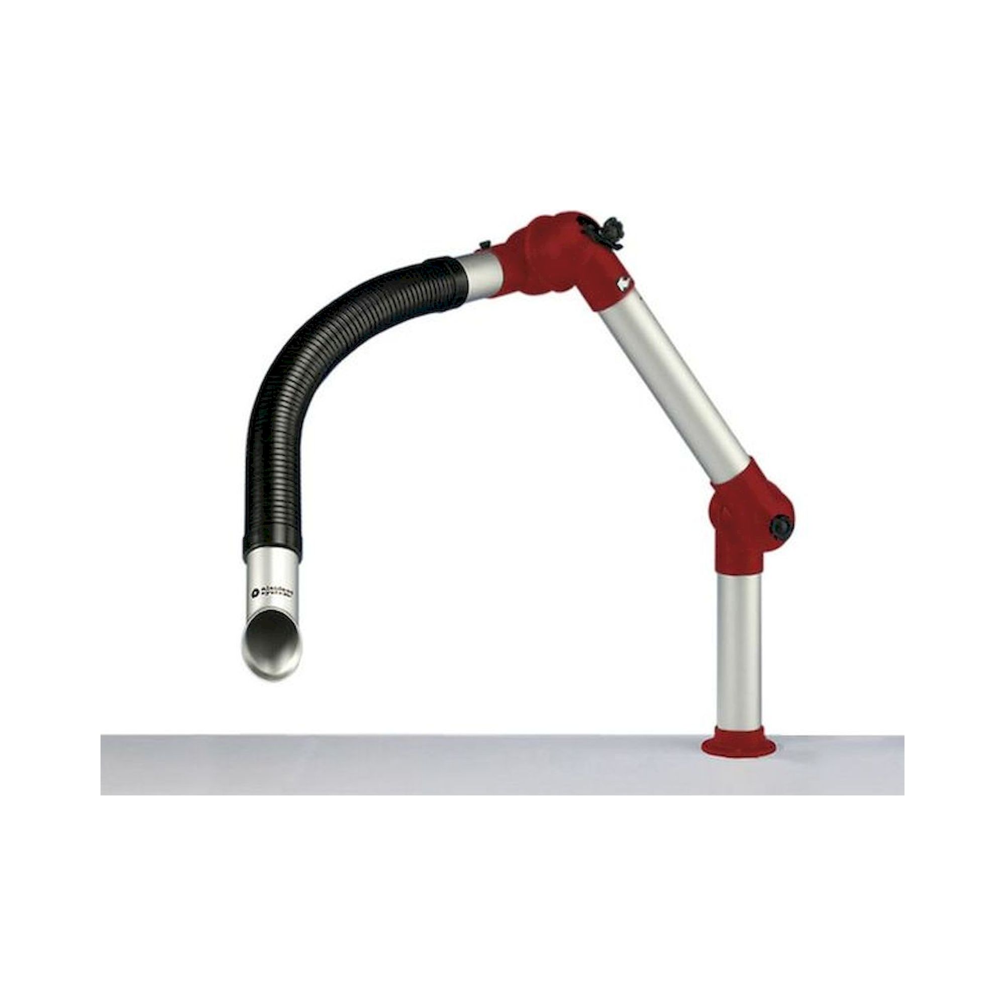 Alsident 50-3721-1-23-4. Extraction arm System 50 Flex 2 joints, 900 mm, red - table mounting
