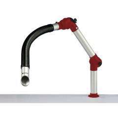 Alsident 50-3721-1-23-4. Extraction arm System 50 Flex 2 joints, 900 mm, red - table mounting