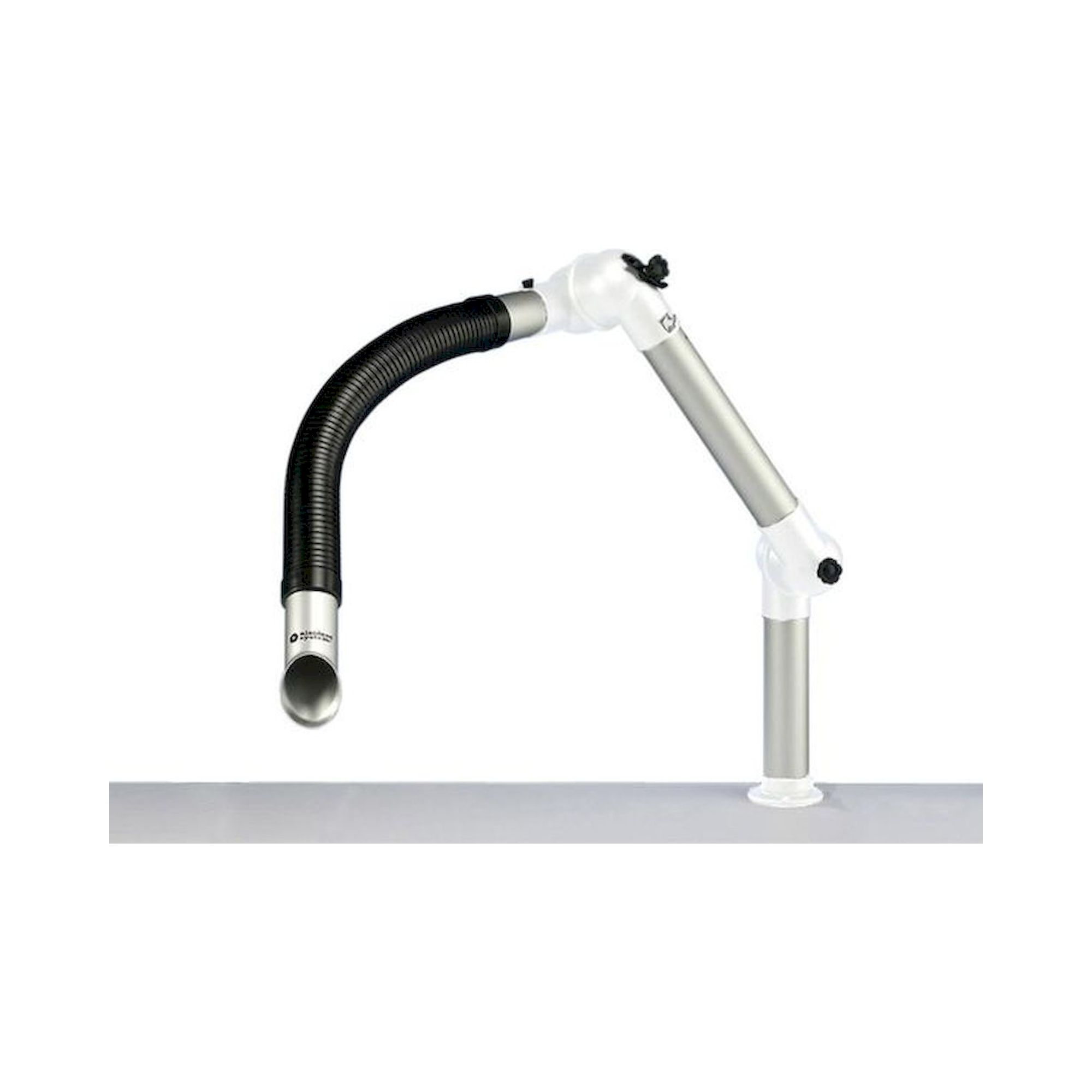 Alsident 50-3721-1-23-5. Extraction arm System 50 Flex 2 joints, 900 mm, white - table mounting