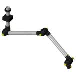 Alsident 50-3727-3-6. ESD extraction arm system DN50 3 joints, 750 mm, black - wall/ceiling mounting