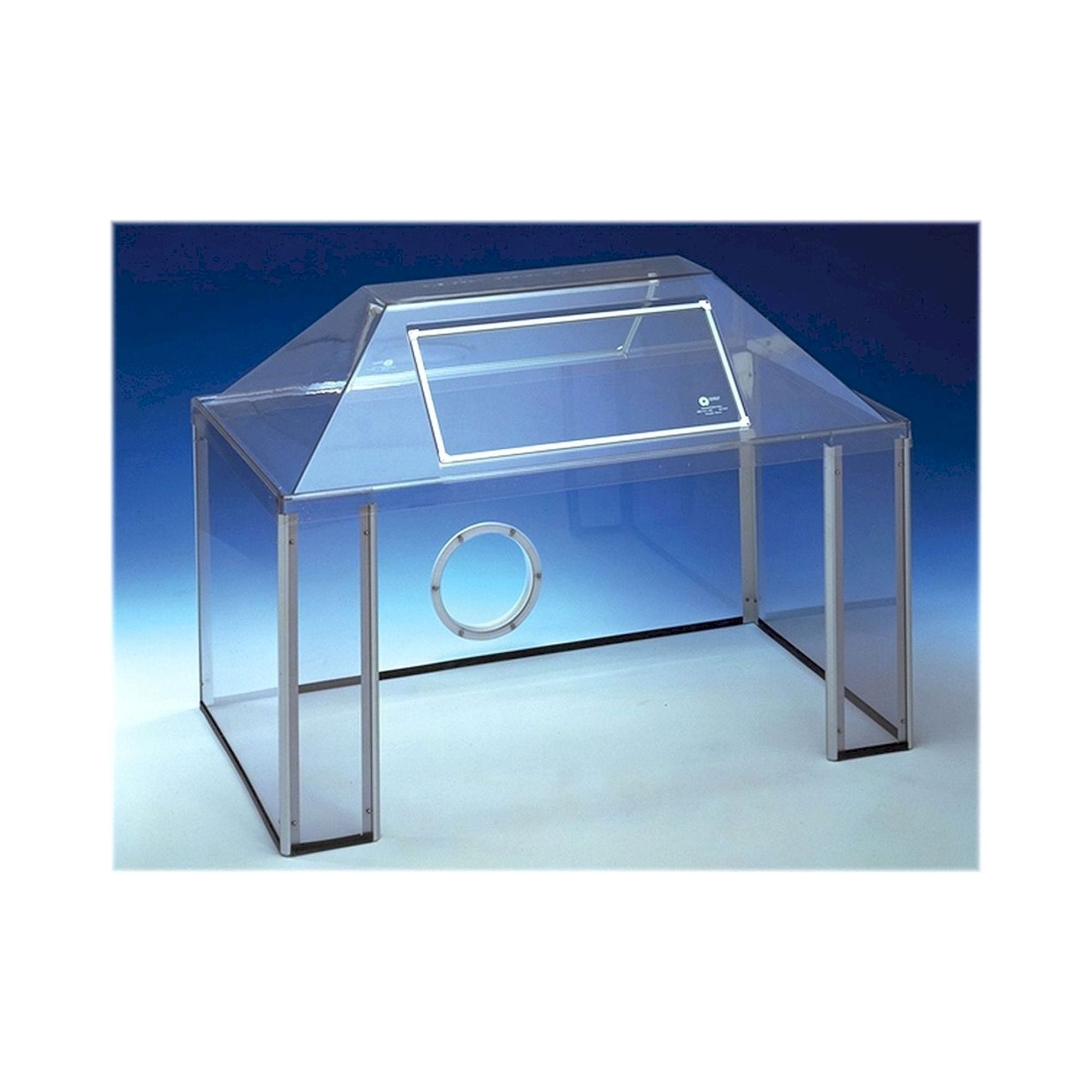 Alsident 25-106075-F-4. Absaugkabinett 850 m³/h, 1000x600x960 mm, rot, mit Flansch