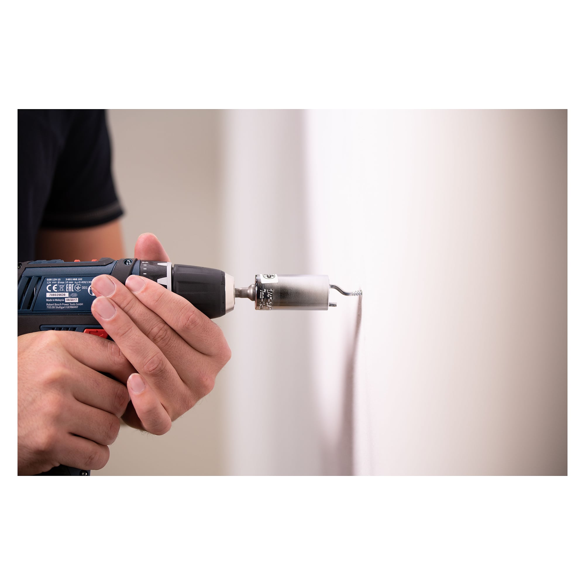 Nut Driver Insert Set Gripper with Ratchet 3/8" and Adapter 3-pcs. - Wiha 20783