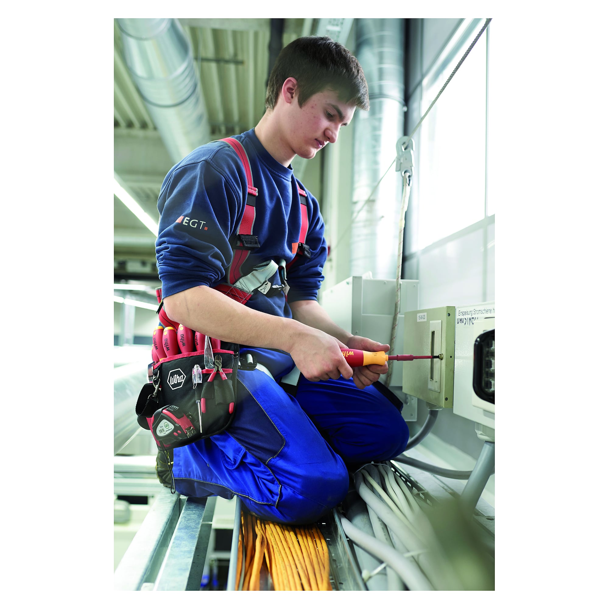 Schraubendreher mit Bit-Magazin LiftUp electric TORX mit 6 slimBits in SB-Kartonverpackung - Wiha 41158