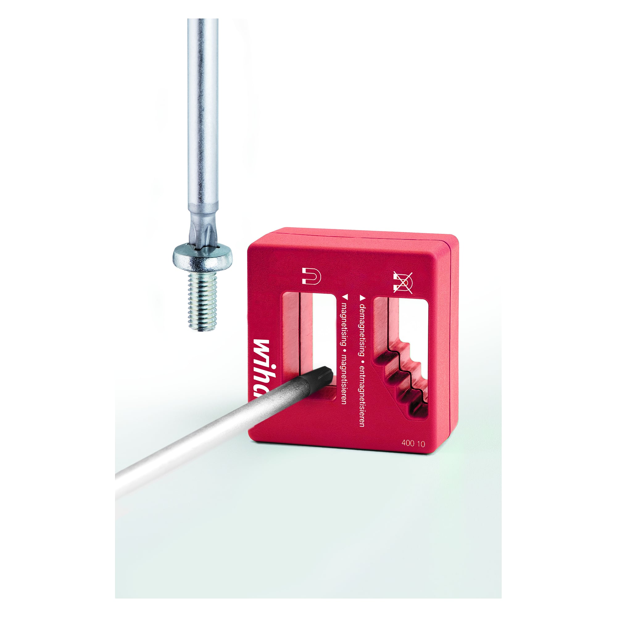 Magnetisierer und Entmagnetisierer 52 mm für Schraubendreher und Stahlwerkzeuge - Wiha 01508
