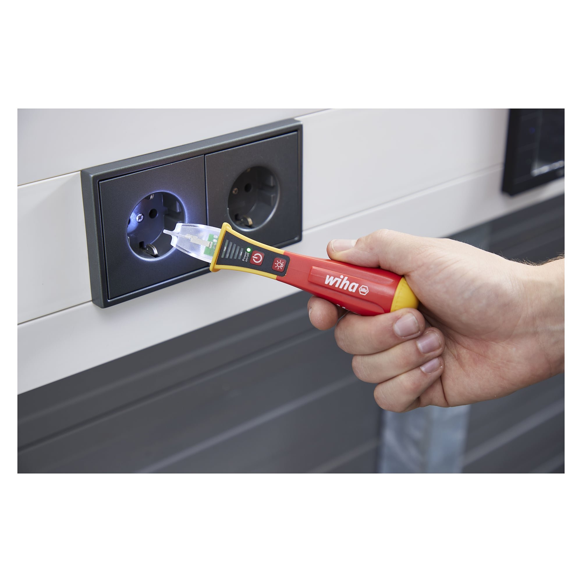 Detecteur de tension Volt Detector sans contact, unipolaire 12-1.000 V AC - Wiha 43797