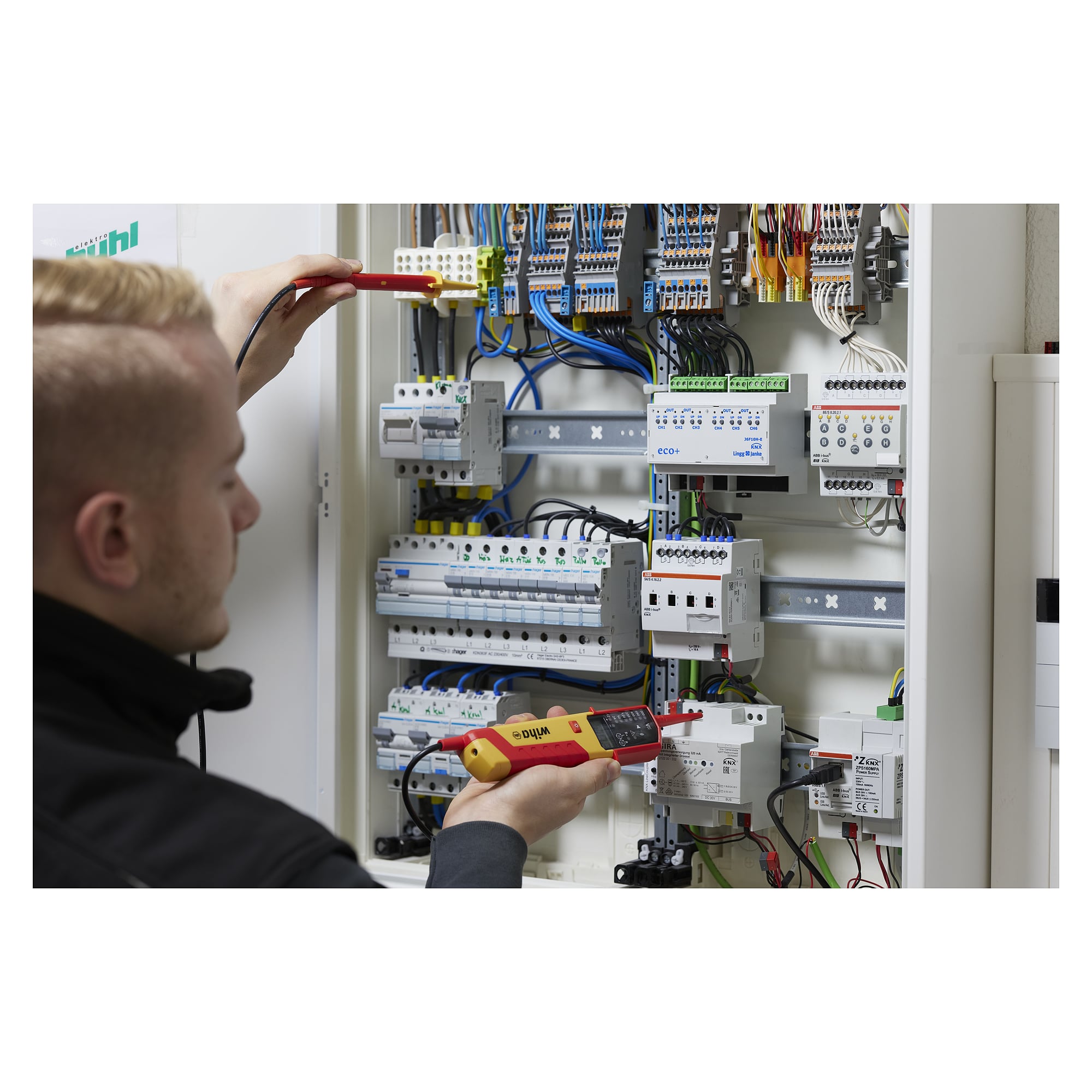 Spannungs- und Durchgangsprüfer eMobility 12-1.000 V AC CAT IV, LCD - Wiha 44319