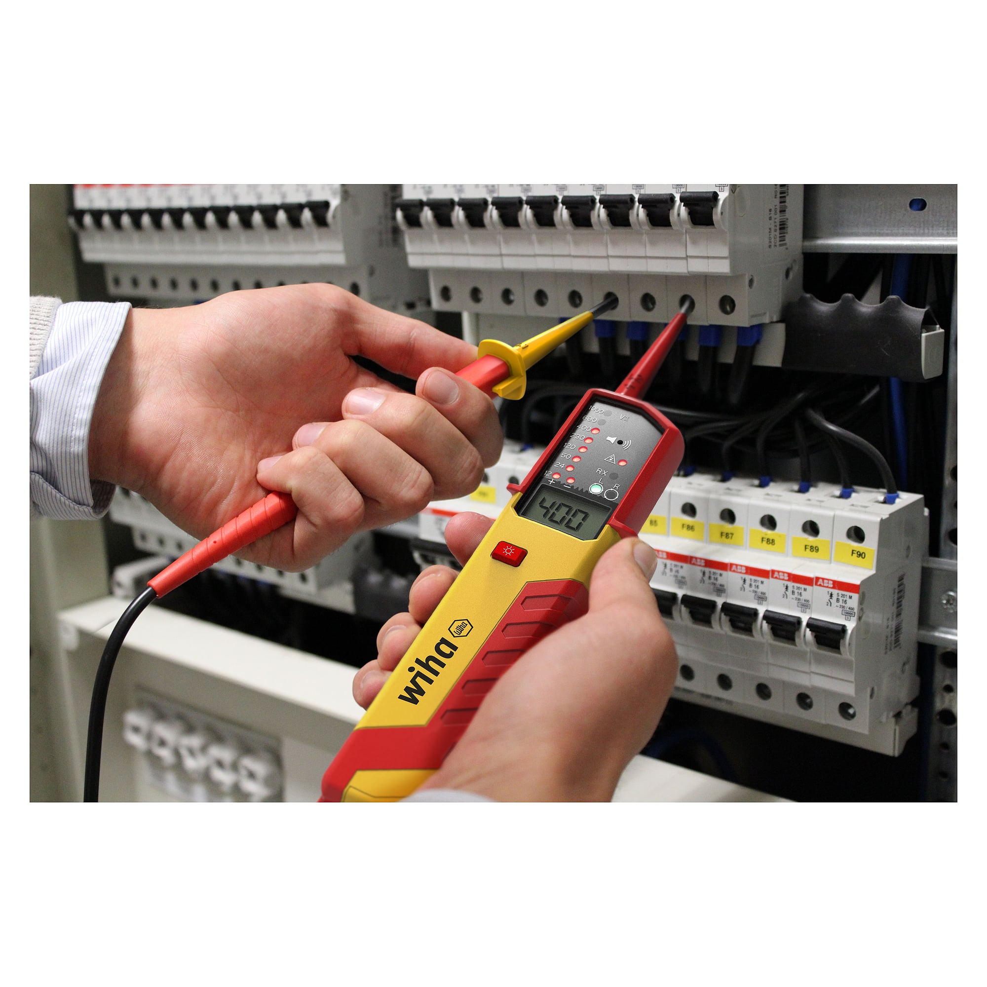 Spannungs- und Durchgangsprüfer eMobility 12-1.000 V AC CAT IV, LCD - Wiha 44319