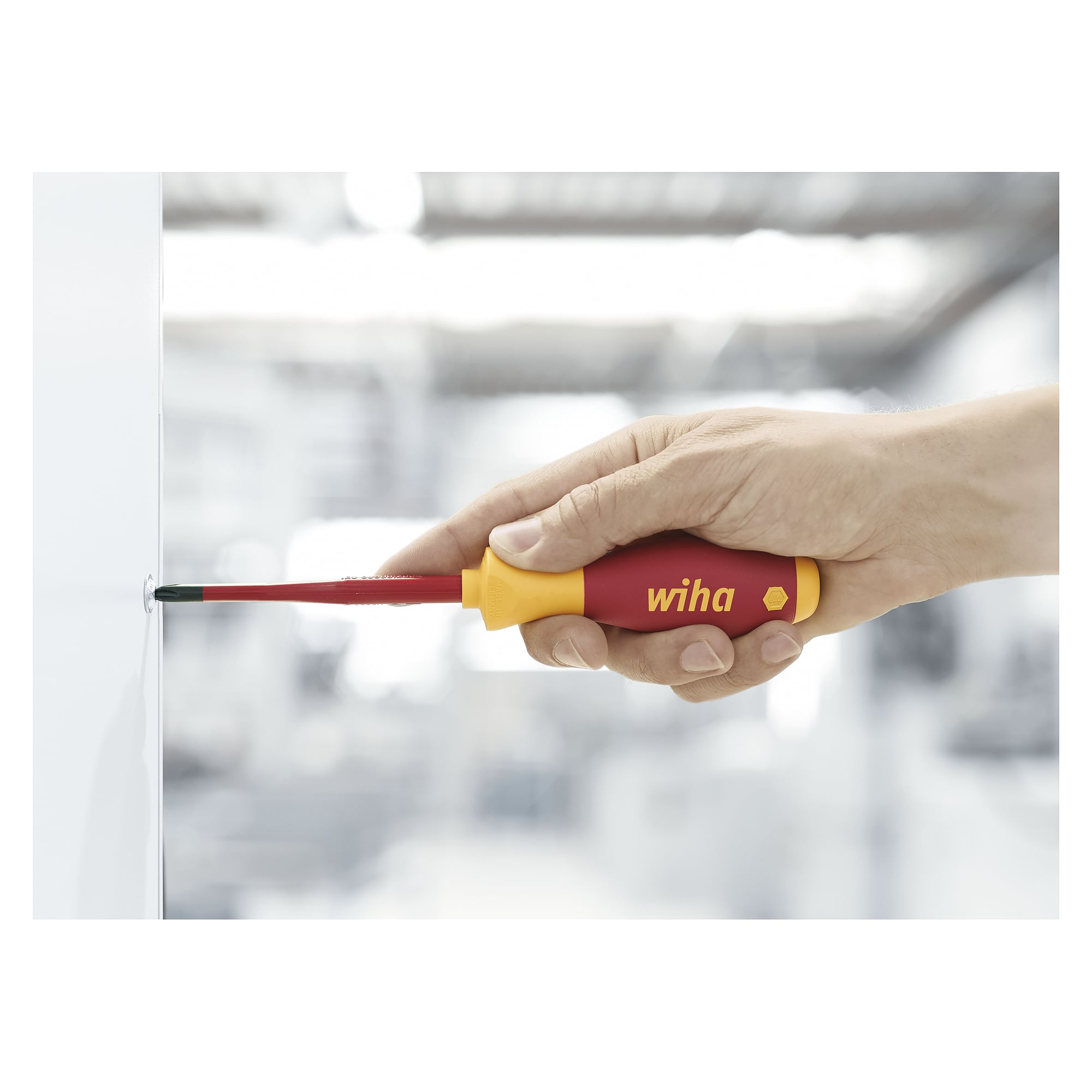 Schraubendreher SoftFinish electric slimFix Schlitz 4,0 x 100 mm, VDE - Wiha 39560