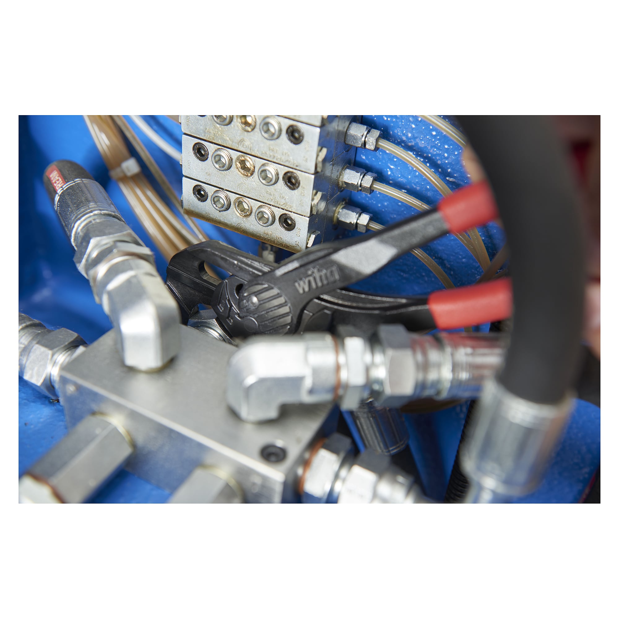 Zangenschlüssel Classic 250 mm, SW 46 mm, druckknopffreie Einstellung - Wiha 29759