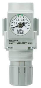 SMC AR20K-F01-1-B. AR-B, Regulator & Regulator w/Backflow Function