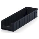 E ESD RK 51509. ESD shelf and material flow box, black, 500x156x90 mm