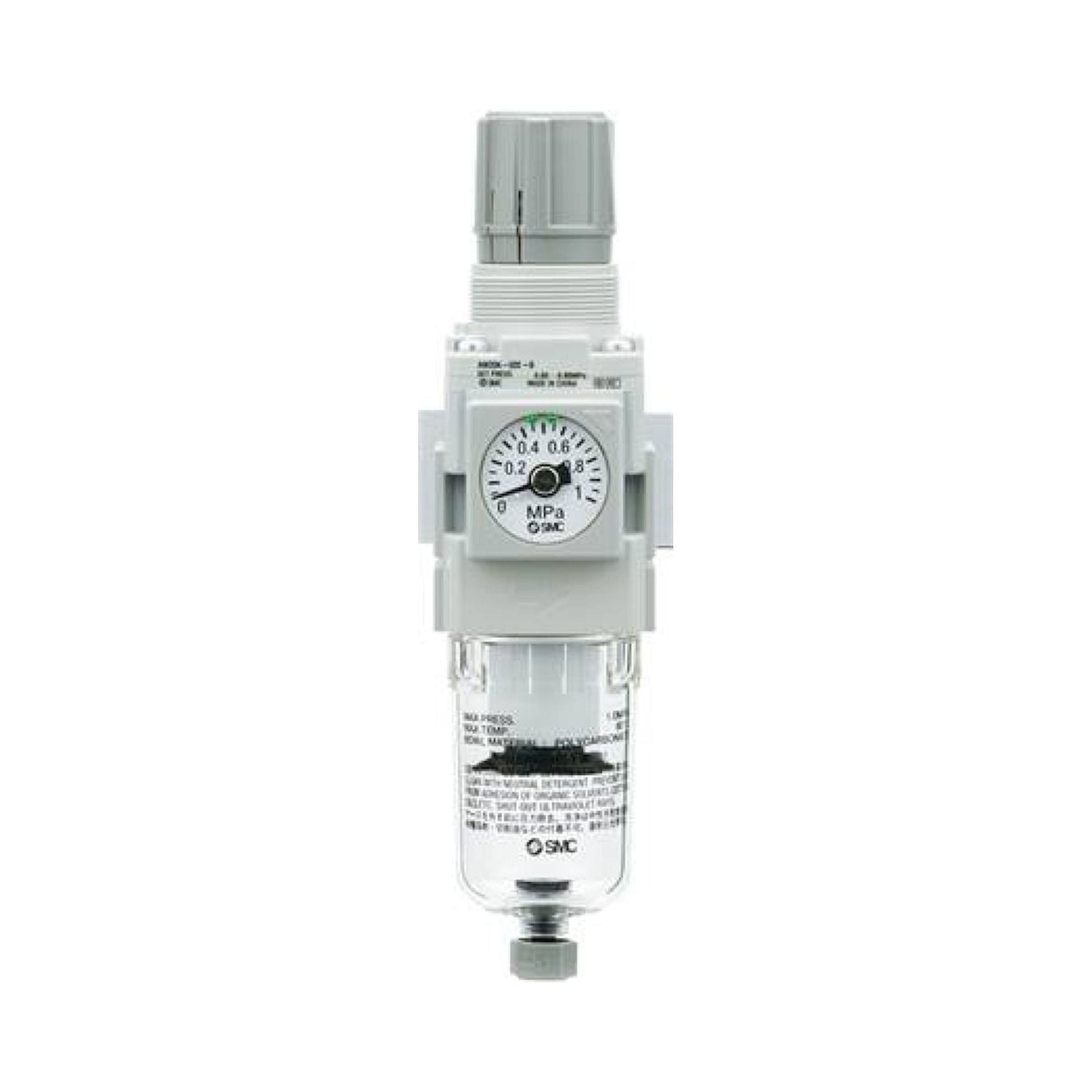 SMC AW20K-F02CH-CR-B. AW20(*)-B to AW60(*)-B, Filter Regulator & Filter Regulator w/Backflow Function