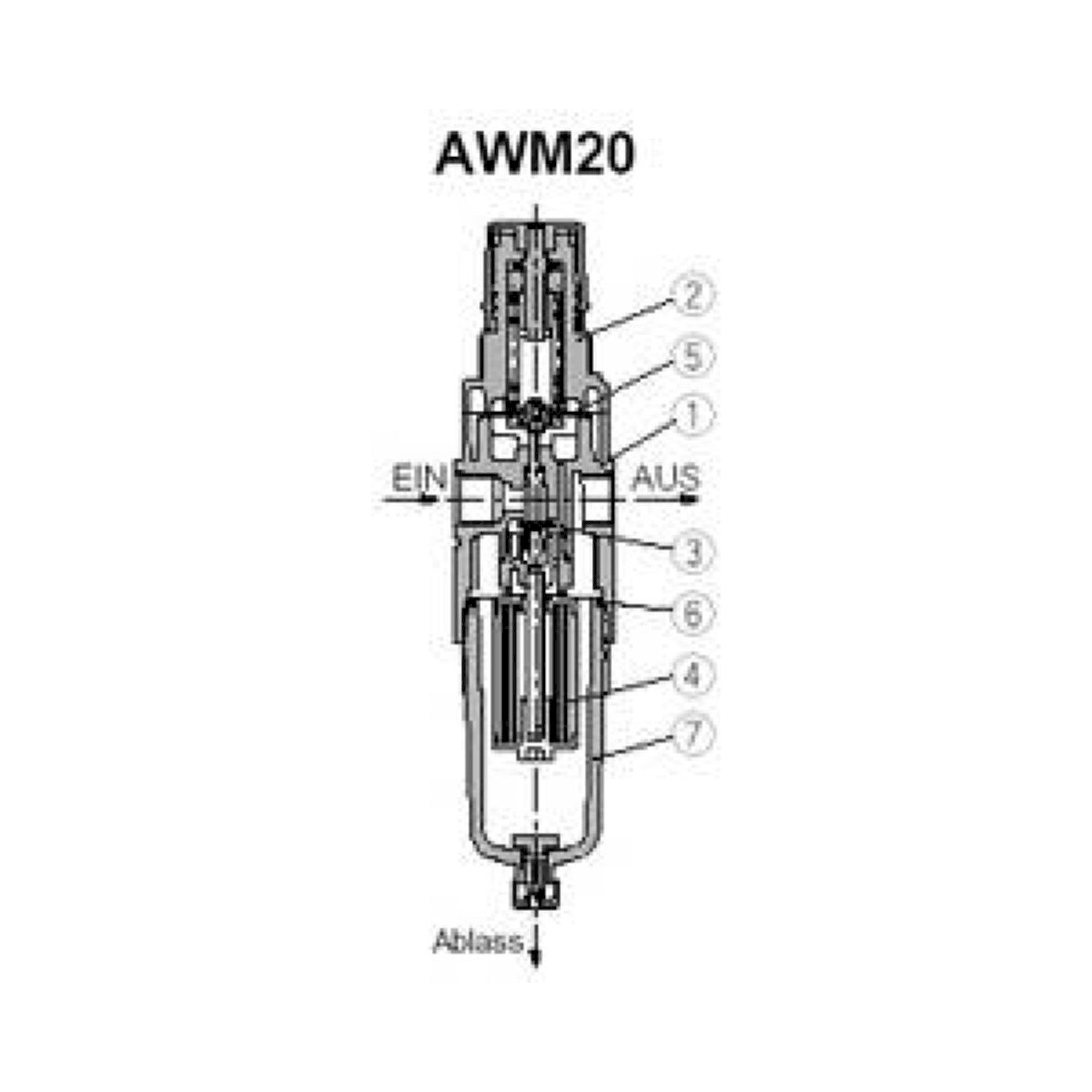 SMC AWG20-F01G1H. Filterregler