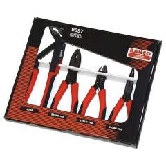 Bahco 9897. Pliers set, 4 pcs, ergo (contains 8224, 2628G, 2101G, 2430G)