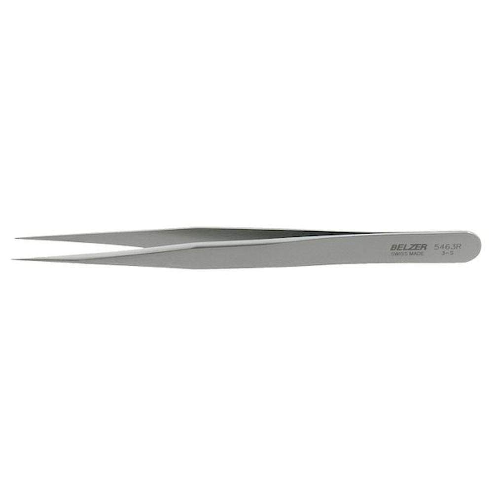 Bahco 5463 R. watchmaker tweezers, stainless steel, antimagnetic, 120 mm