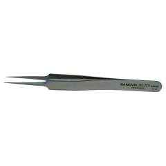 Bahco 5465 R. watchmaker tweezers, stainless steel, straight tips, 105 mm