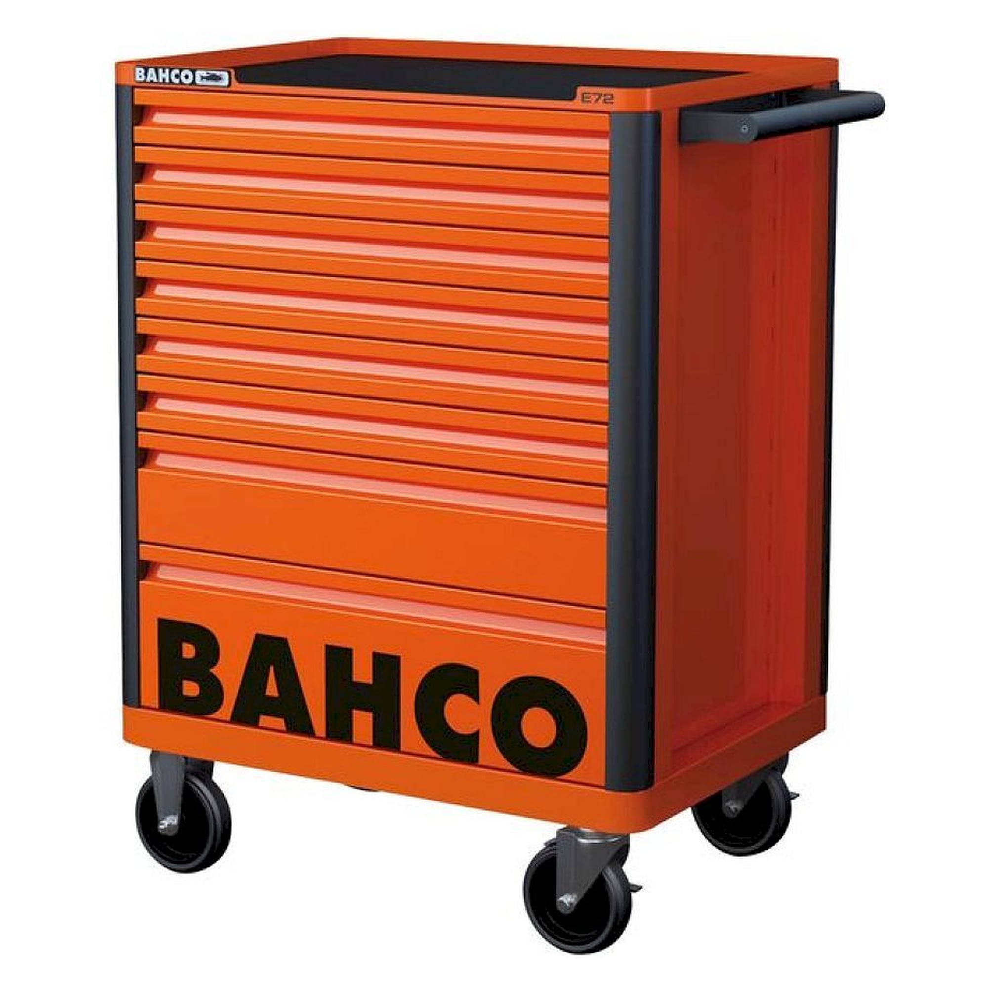 Bahco 1472K8RED. Tool box with castors, with 8 drawers, red, 693 mm × 510 mm × 955 mm