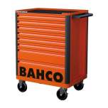Bahco 1472K8RED. Tool box with castors, with 8 drawers, red, 693 mm × 510 mm × 955 mm