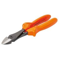 Bahco 2101S-200. Ergo side cutters with insulated handles, phosphated, 200 mm