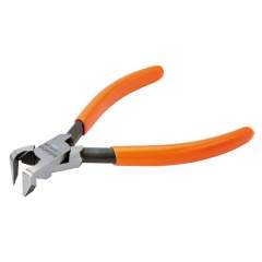 Bahco 2190PD-150. 90° side cutters with PVC-coated handles, phosphated, 143 mm