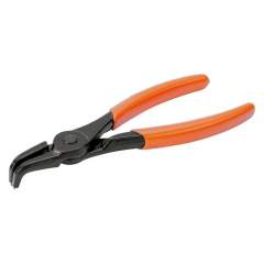 Bahco 2890-125. Pliers for internal retaining rings with 90° angled jaws, burnished, 127 mm