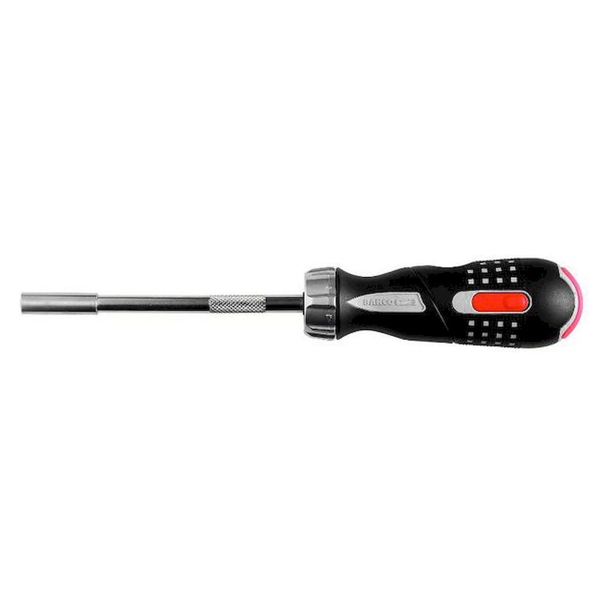 Bahco 808050A. Bit ratchet screwdriver 1/4", magnetic, 6 bits, 230 mm