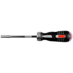 Bahco 808050A. Bit ratchet screwdriver 1/4", magnetic, 6 bits, 230 mm