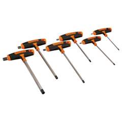 Bahco 903T-1. Screwdriver set with T-handle for hexagon screws, 6 pieces