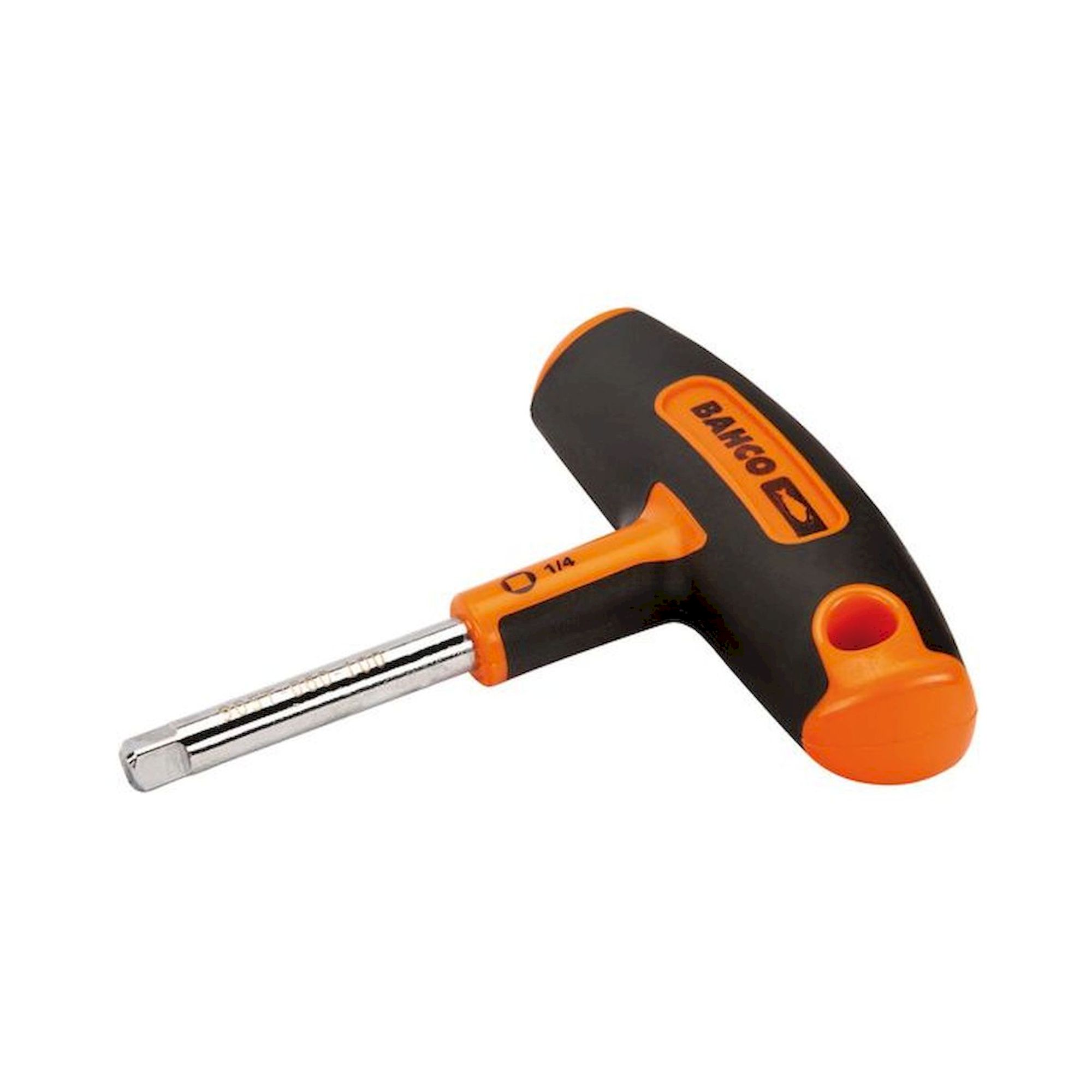 Bahco 905T-060-100. 1/4" socket wrench with T-handle, 45 mm