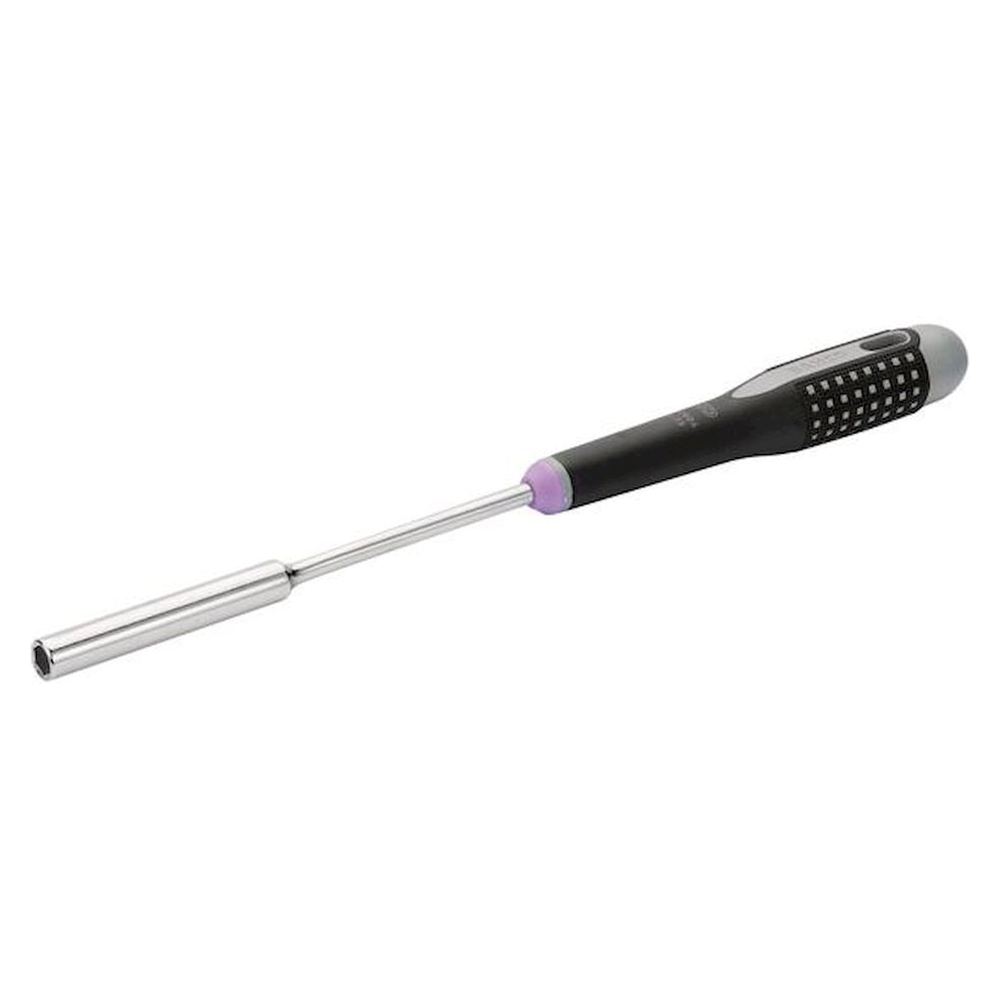 Bahco BE-7807. Ergo Socket wrench for hexagon head screws with long seat and rubber handle, 7 mmx125 mm