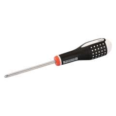 Bahco BE-8610I. Ergo Phillips screwdriver, stainless steel, with 3-component handle, PH1 × 75 mm