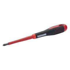 Bahco BE-8610S. Ergo Insulated screwdriver for Phillips screws with 3-component handle, VDE-certified PH1x27 mmx80 mm