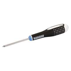 Bahco BE-8800I. Ergo Pozidriv screwdriver in stainless steel, with 3-component handle, PZ0 × 60 mm